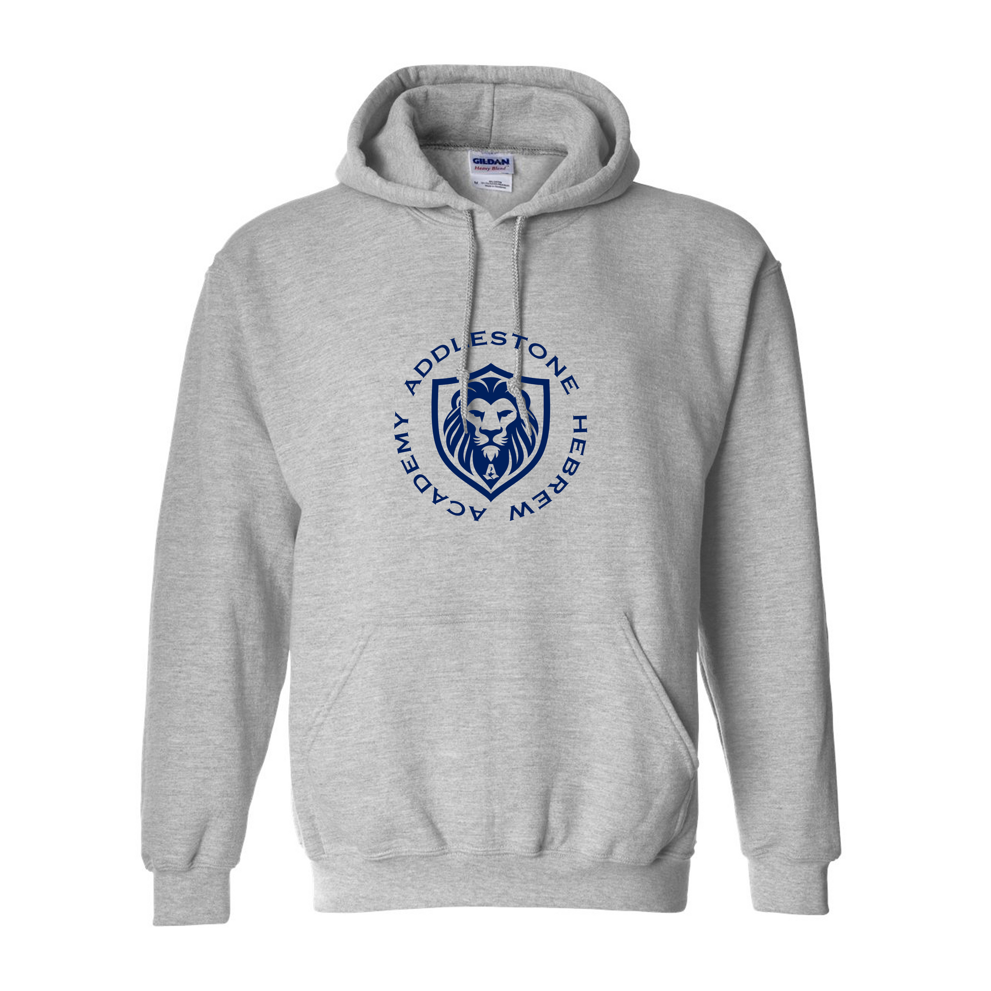 Adult Addlestone Lion Shield Hoodie Sport Grey