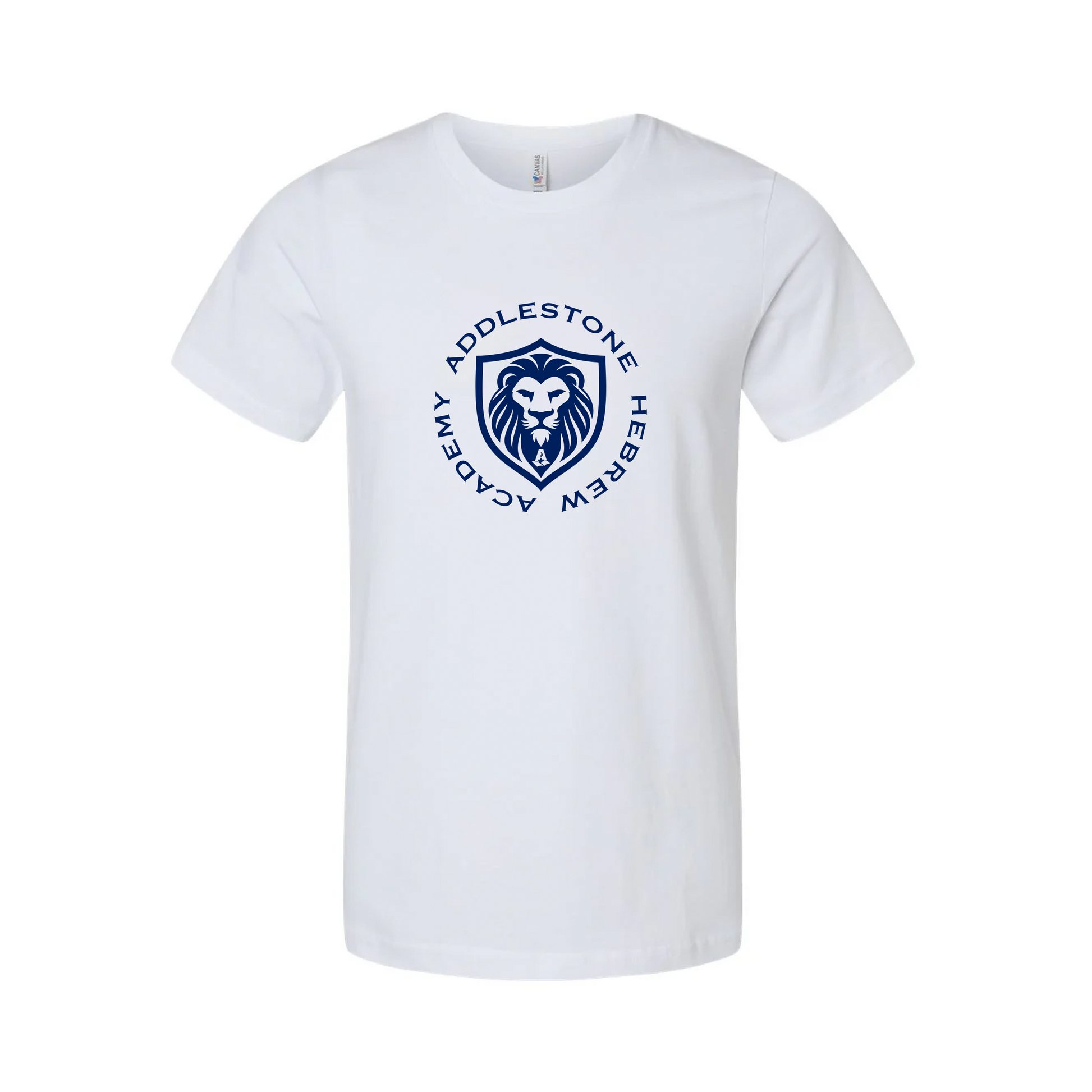 Adult Addlestone Lion Shield Tee White