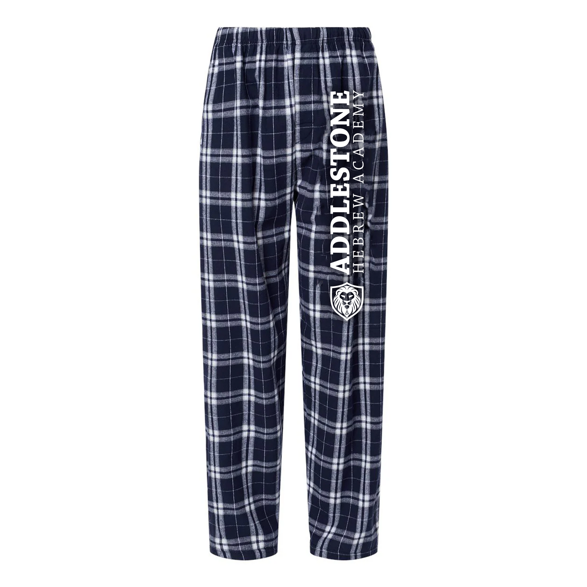 Adult Addlestone Hebrew Academy Navy Flannel Pants