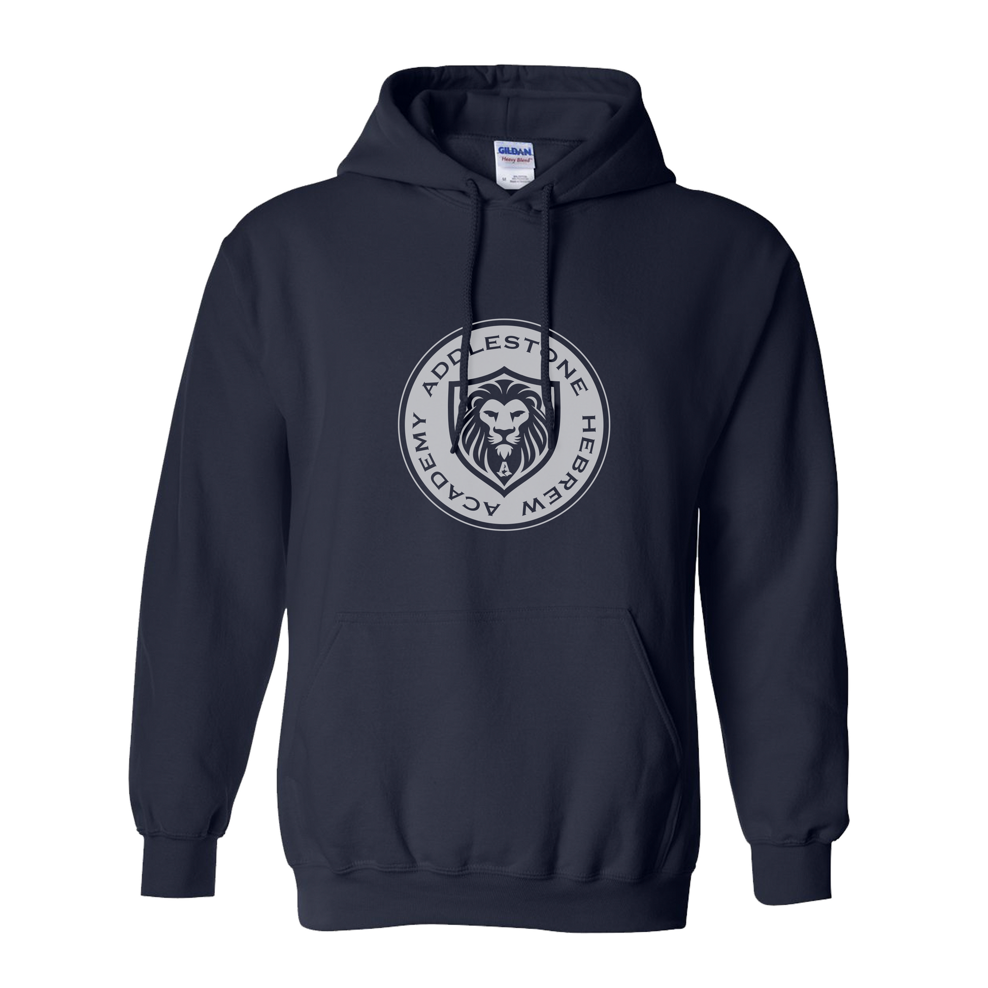 Adult Addlestone Lion Shield Hoodie Navy