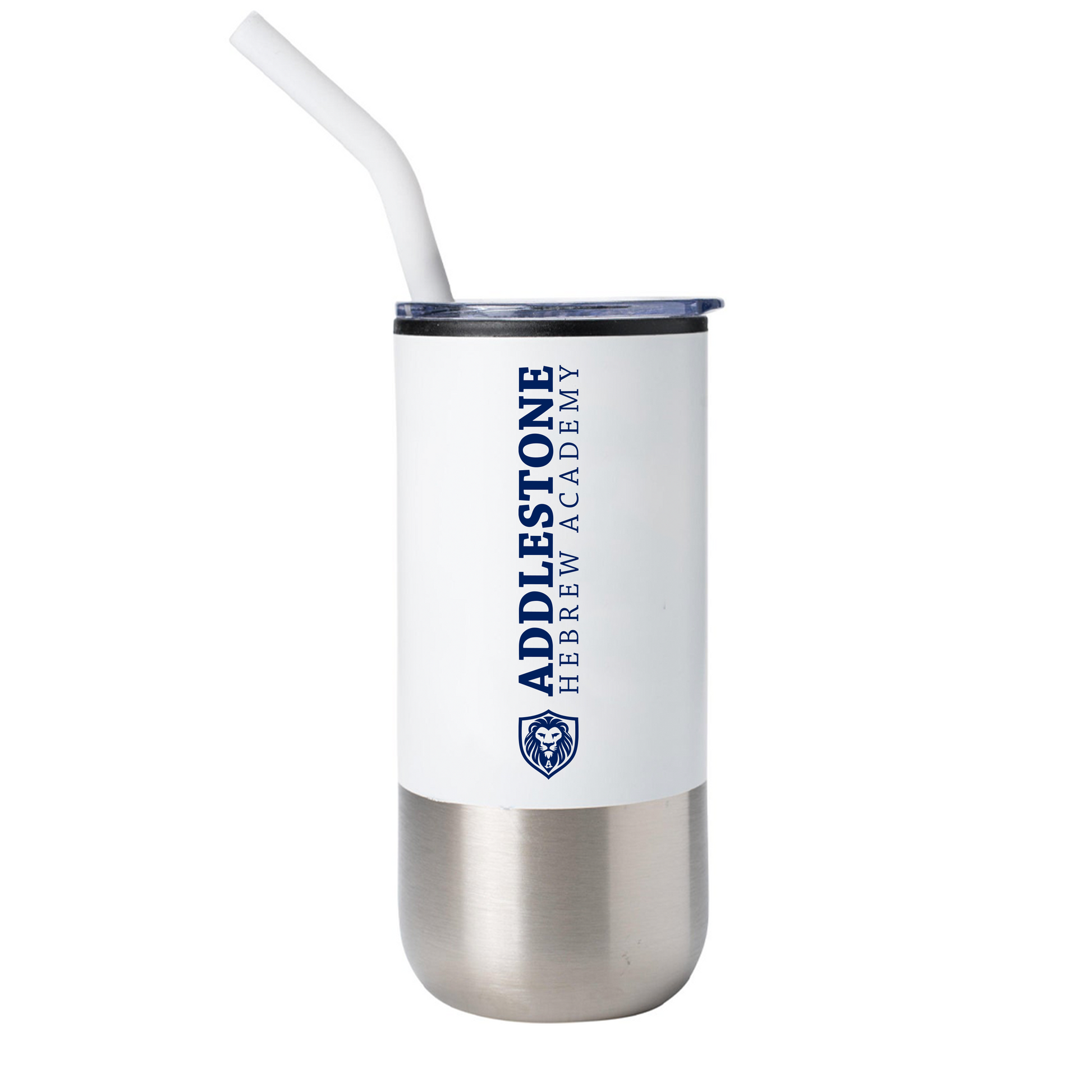 Addlestone Lion Shield Tumbler with Straw